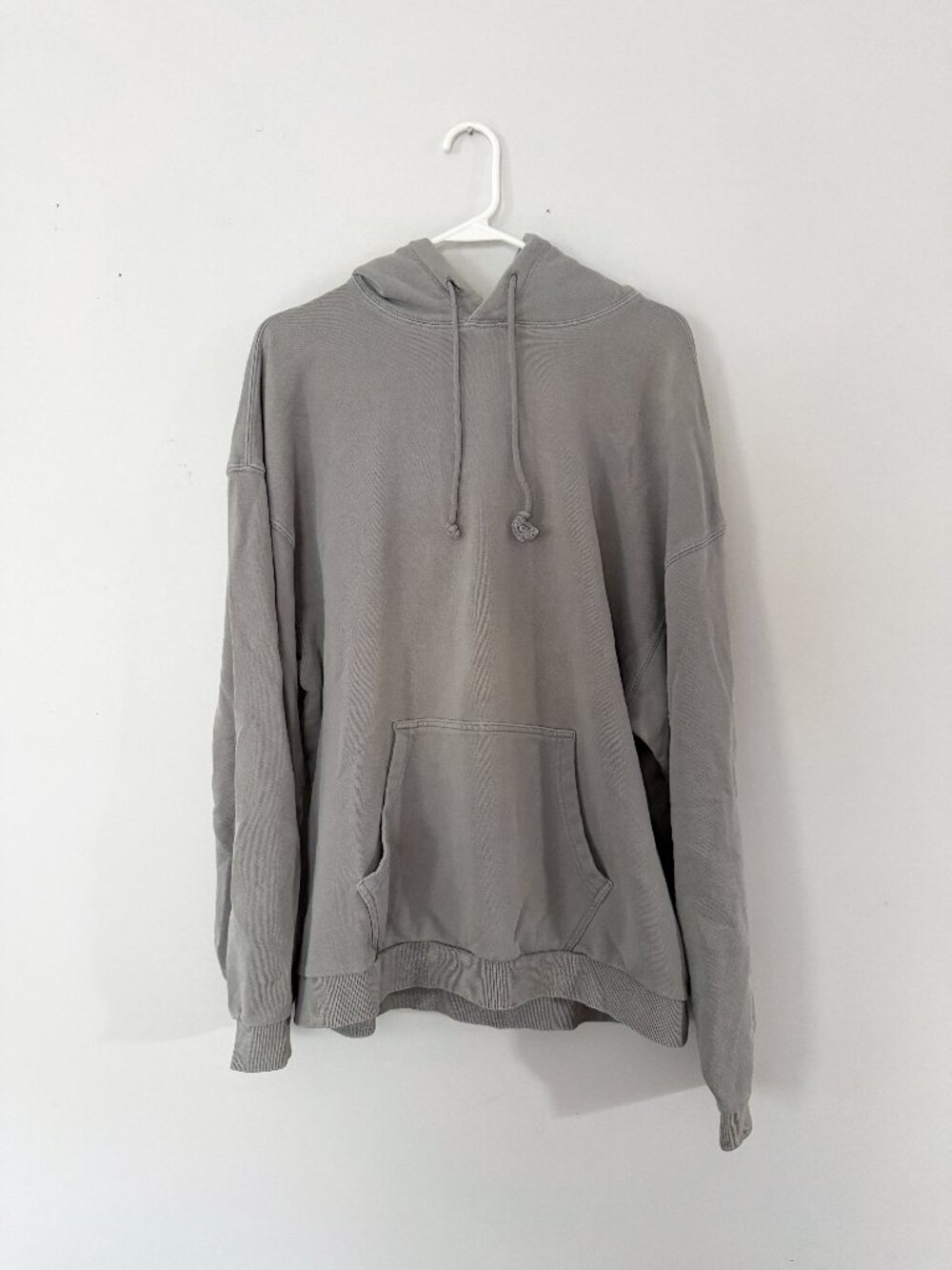 Skims Men Terry Relaxed Hoodie Pacific Gray Size M